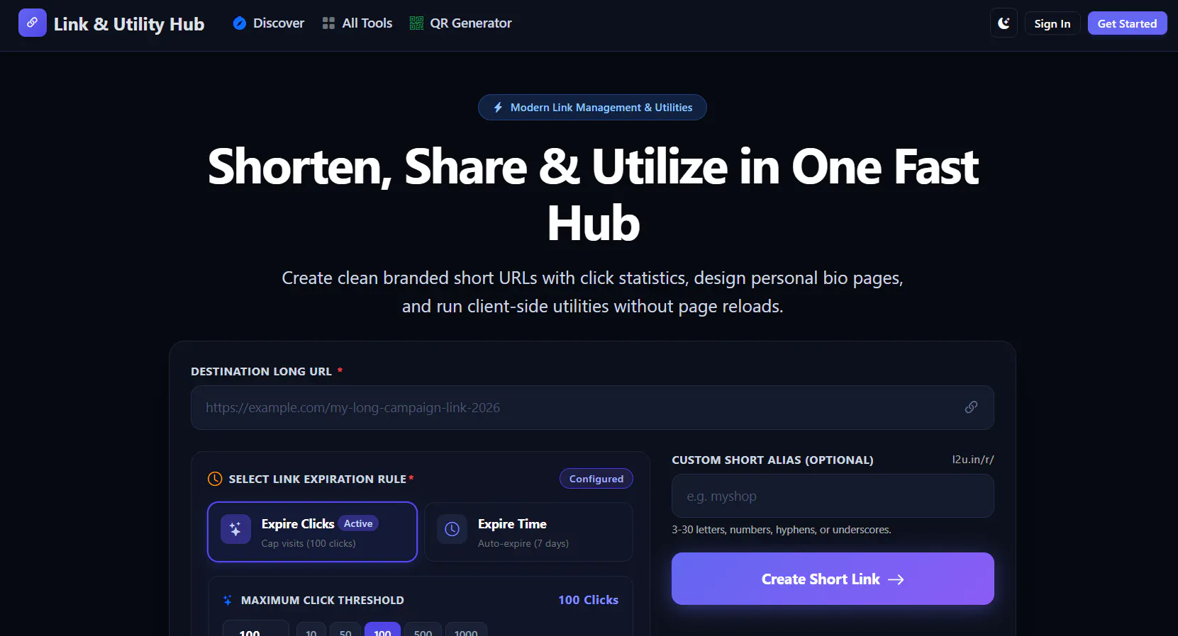 Link & Utility Hub gallery image