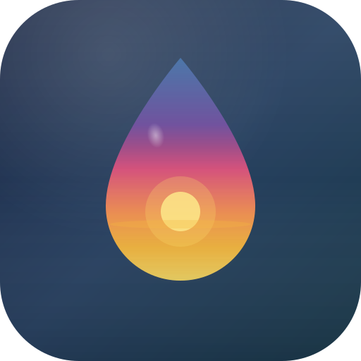 Dewtrace — One drop at a time. - Product Hunt launch logo and brand identity