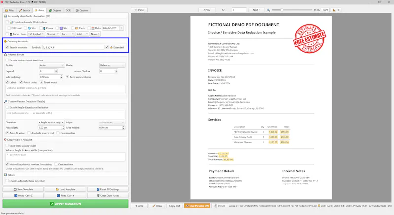 PDF Redactor Pro screenshot 11