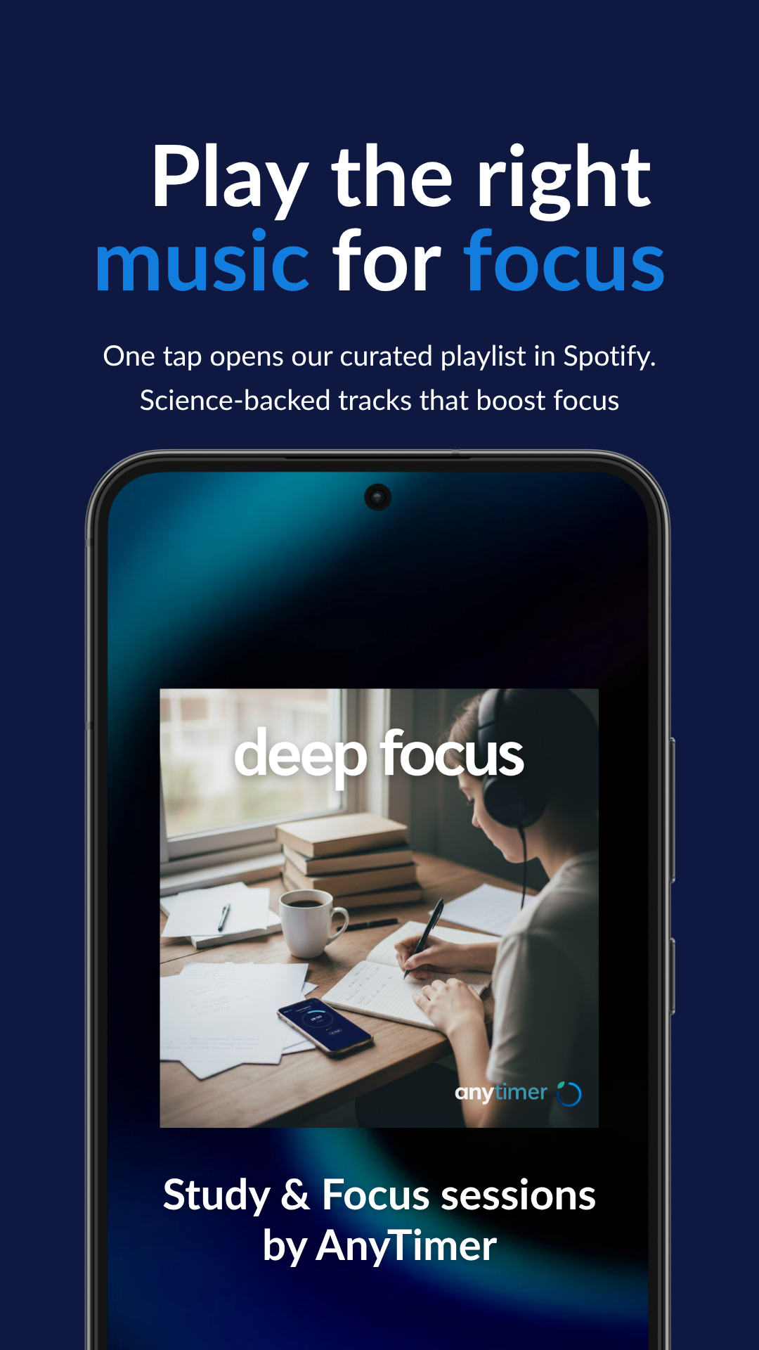 AnyTimer – Pomodoro Timer App for Study - Screenshot 3 showing product features and functionality