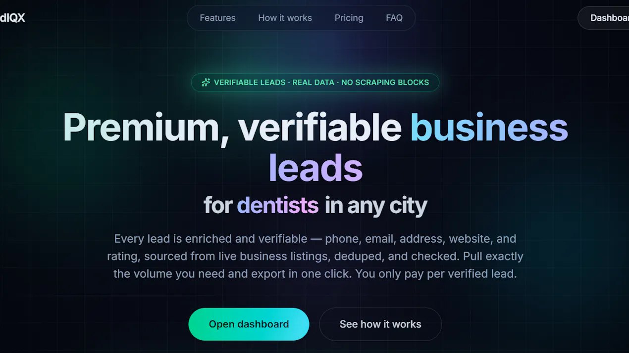 LeadIQX product