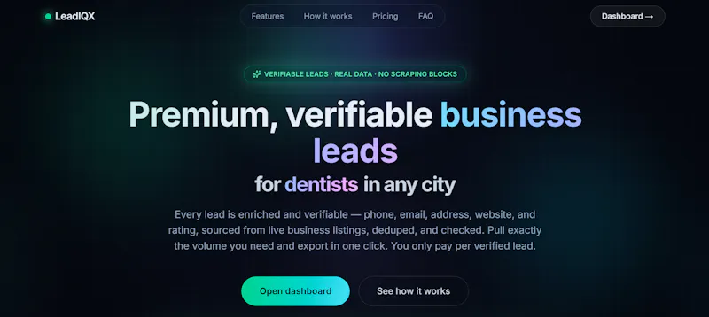 LeadIQX screenshot 1