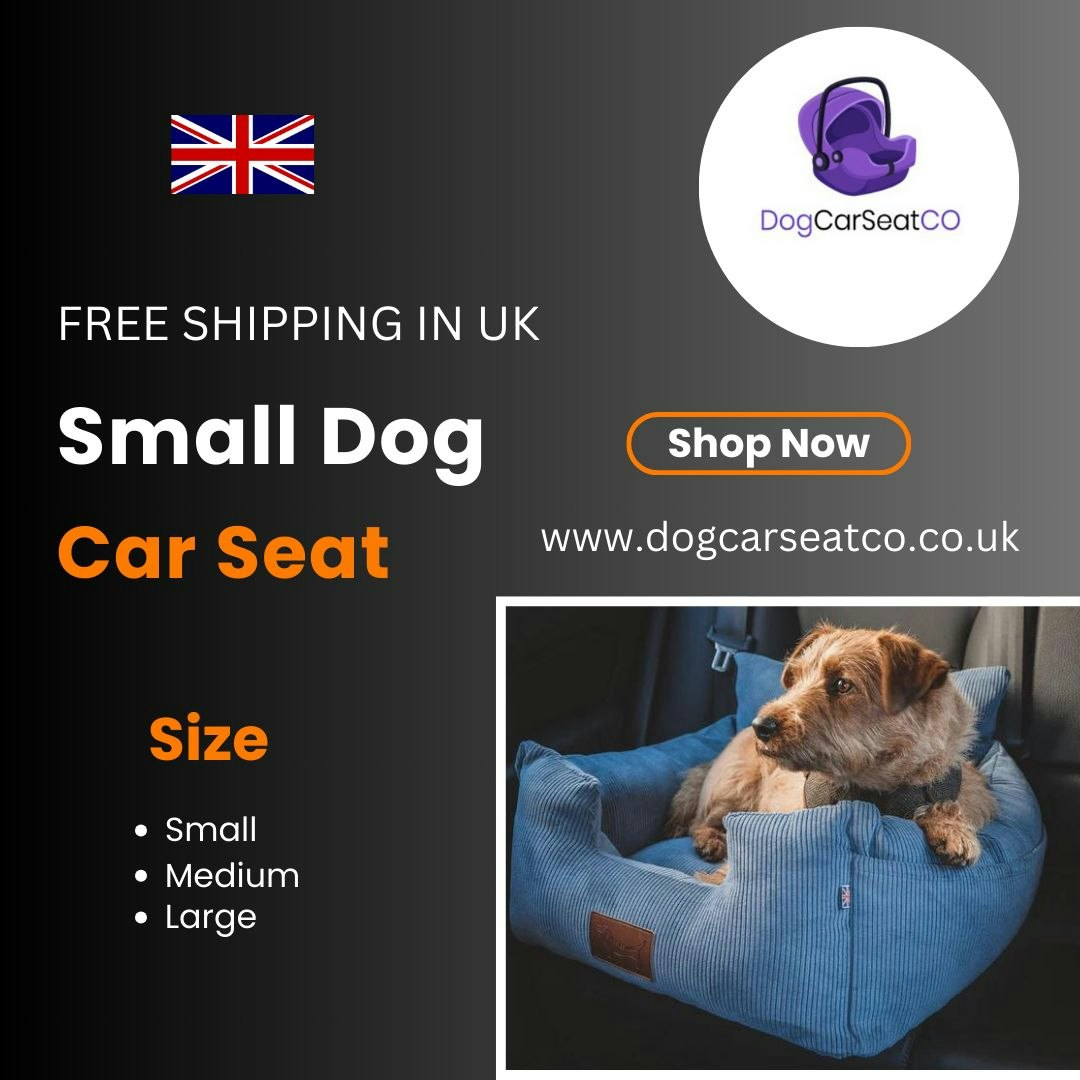 Mídia 3 de Assento de carro para cachorro - Assento de carro de cachorro pequeno |Grande cão de cão sede uk
