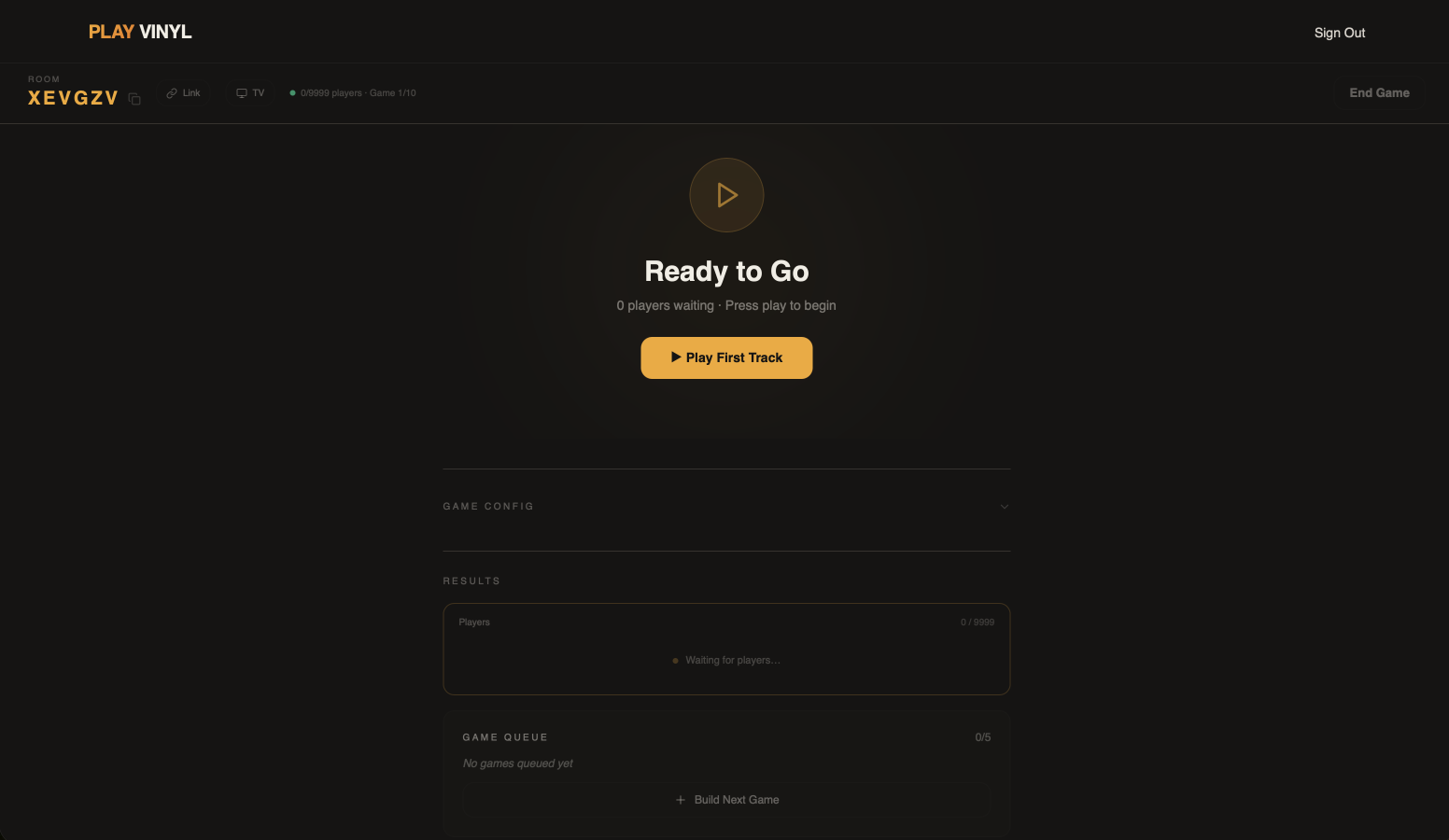PLAY VINYL — Music Bingo, Live. - Screenshot 3 showing product features and functionality
