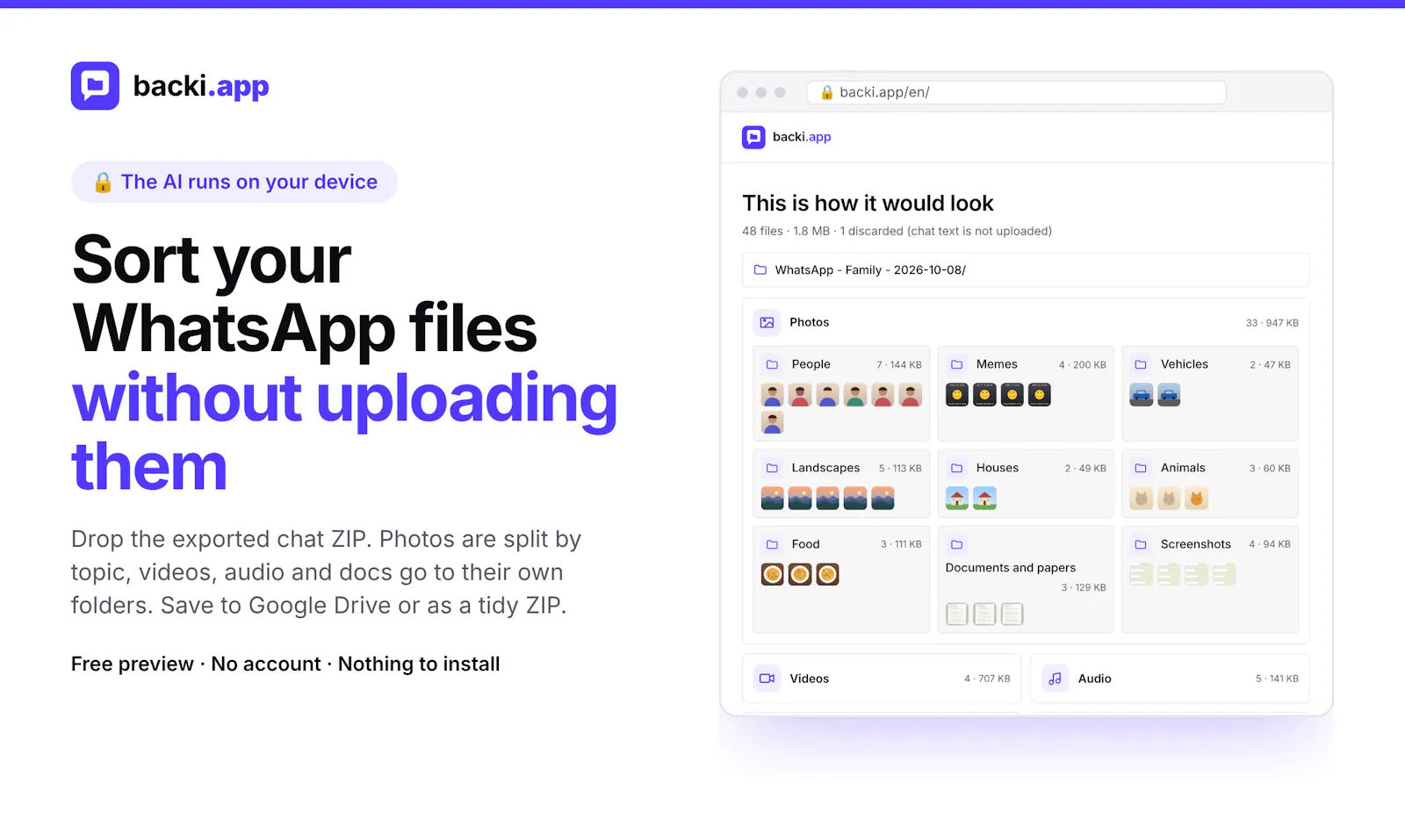 backi.app screenshot 2