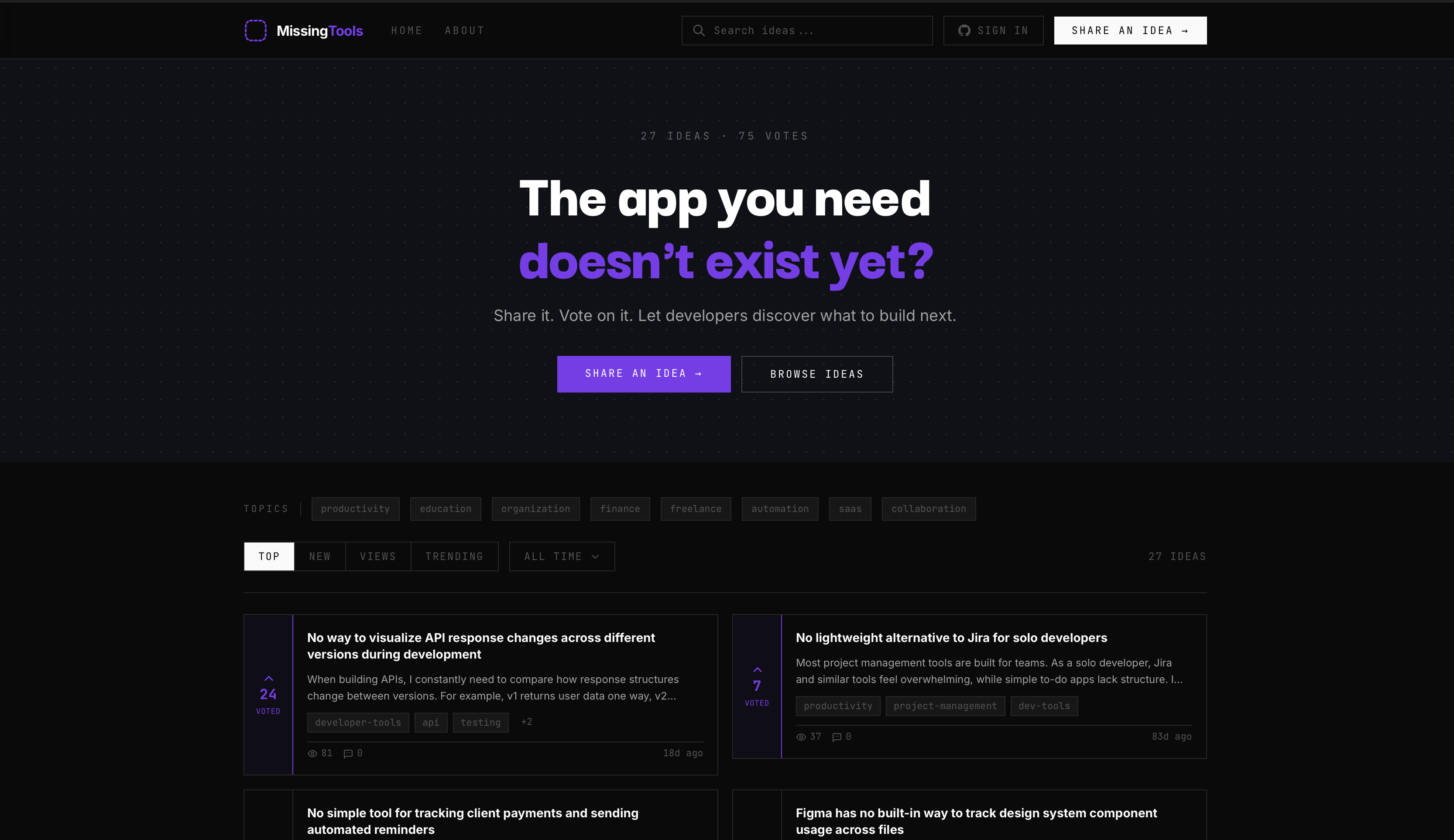 MissingTools gallery image