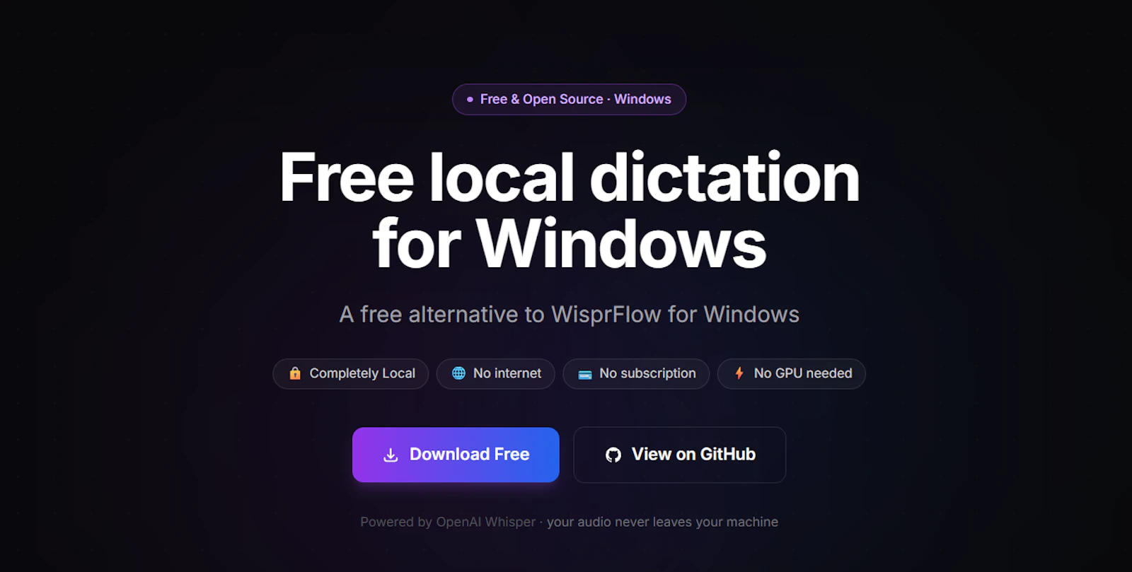 Local-Dictate screenshot 2