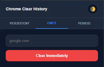 Chrome Clear History gallery image
