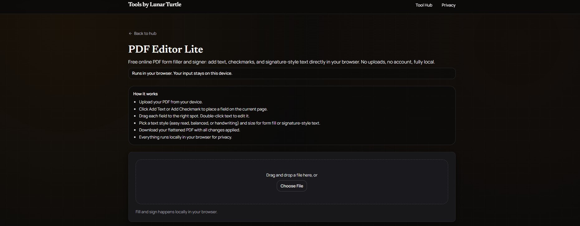 Tools by Lunar Turtle - Screenshot 3 showing product features and functionality