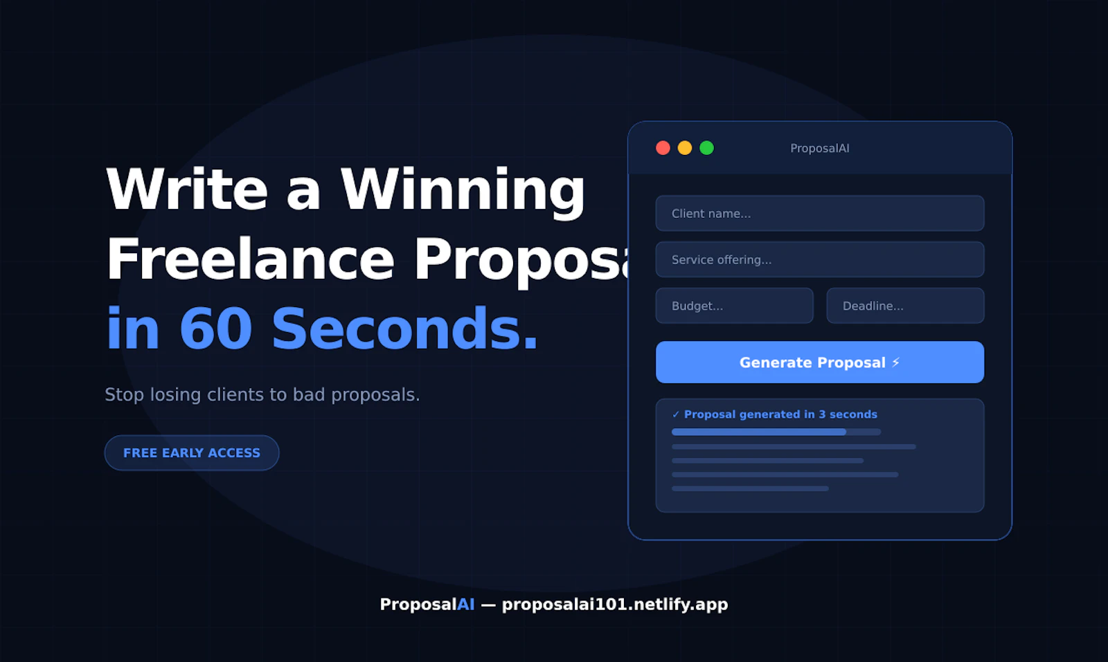 ProposalAI screenshot 1