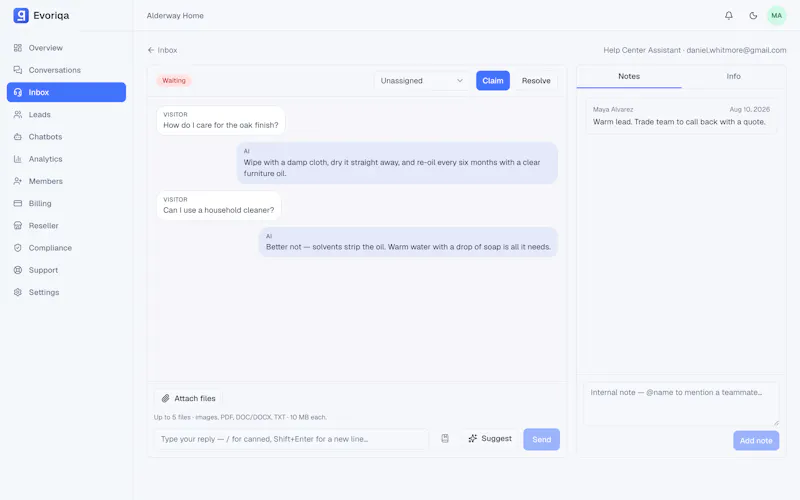 Evoriqa screenshot 5