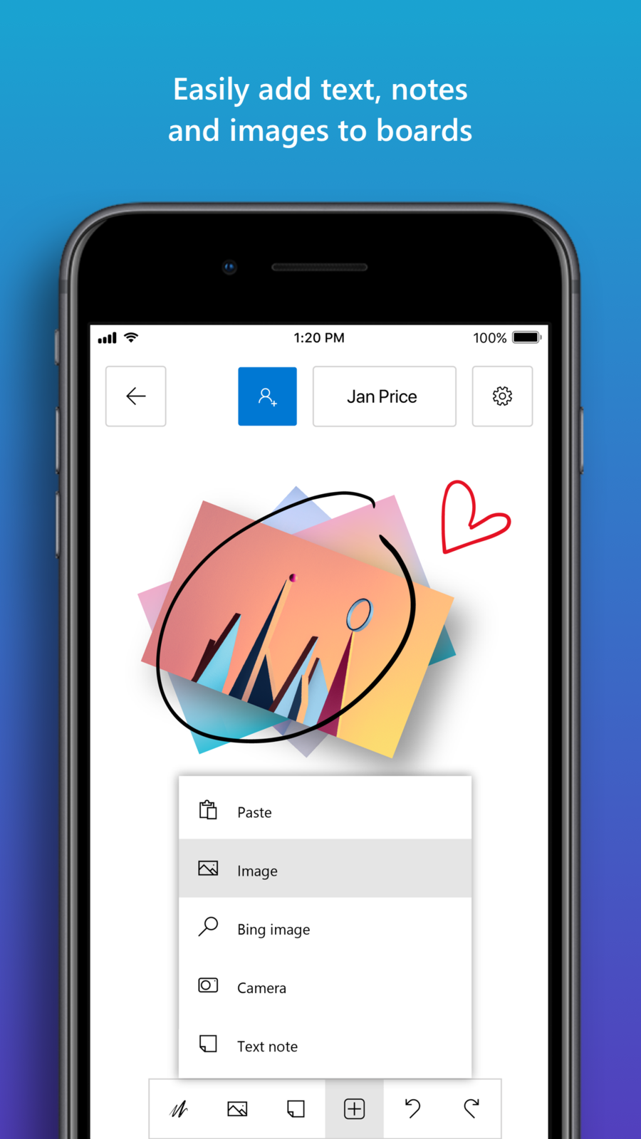 Microsoft Whiteboard for iOS & Web gallery image