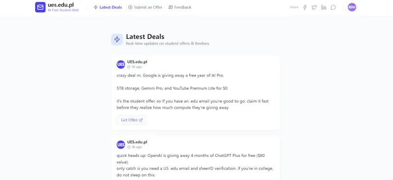 Free Edu Email Generator screenshot 2