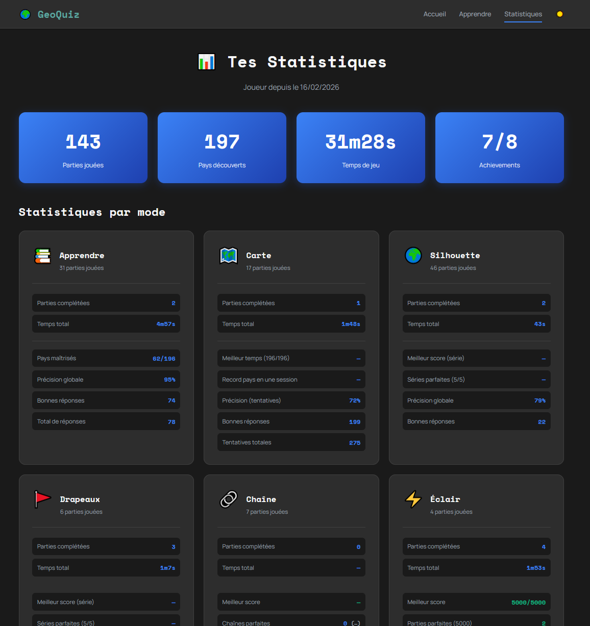 GeoQuiz - Screenshot 4 showing product features and functionality