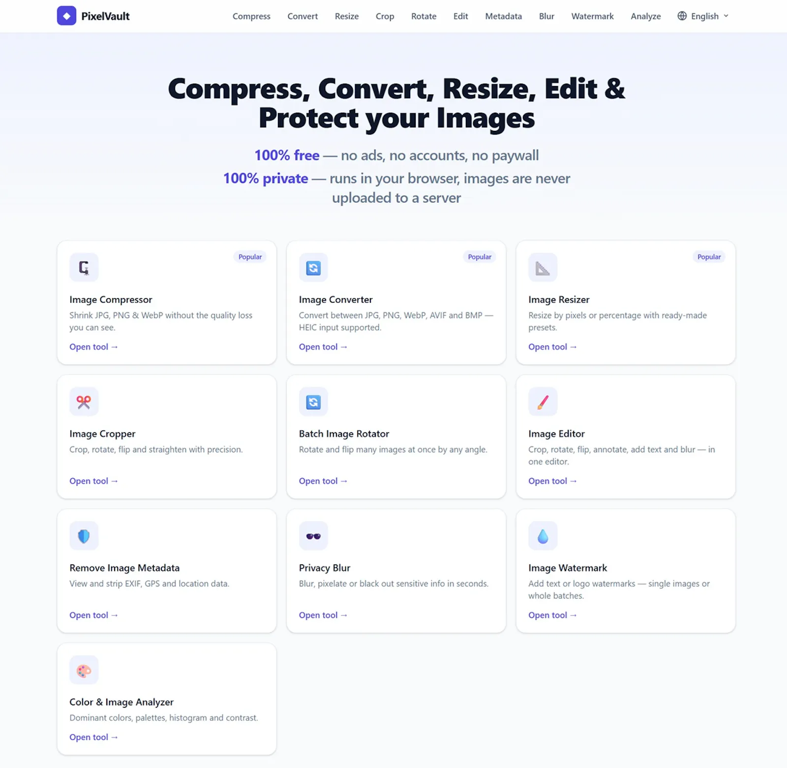 PixelVault screenshot 1