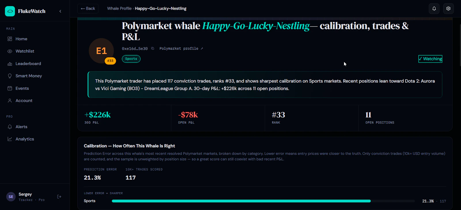 FlukeWatch screenshot 2