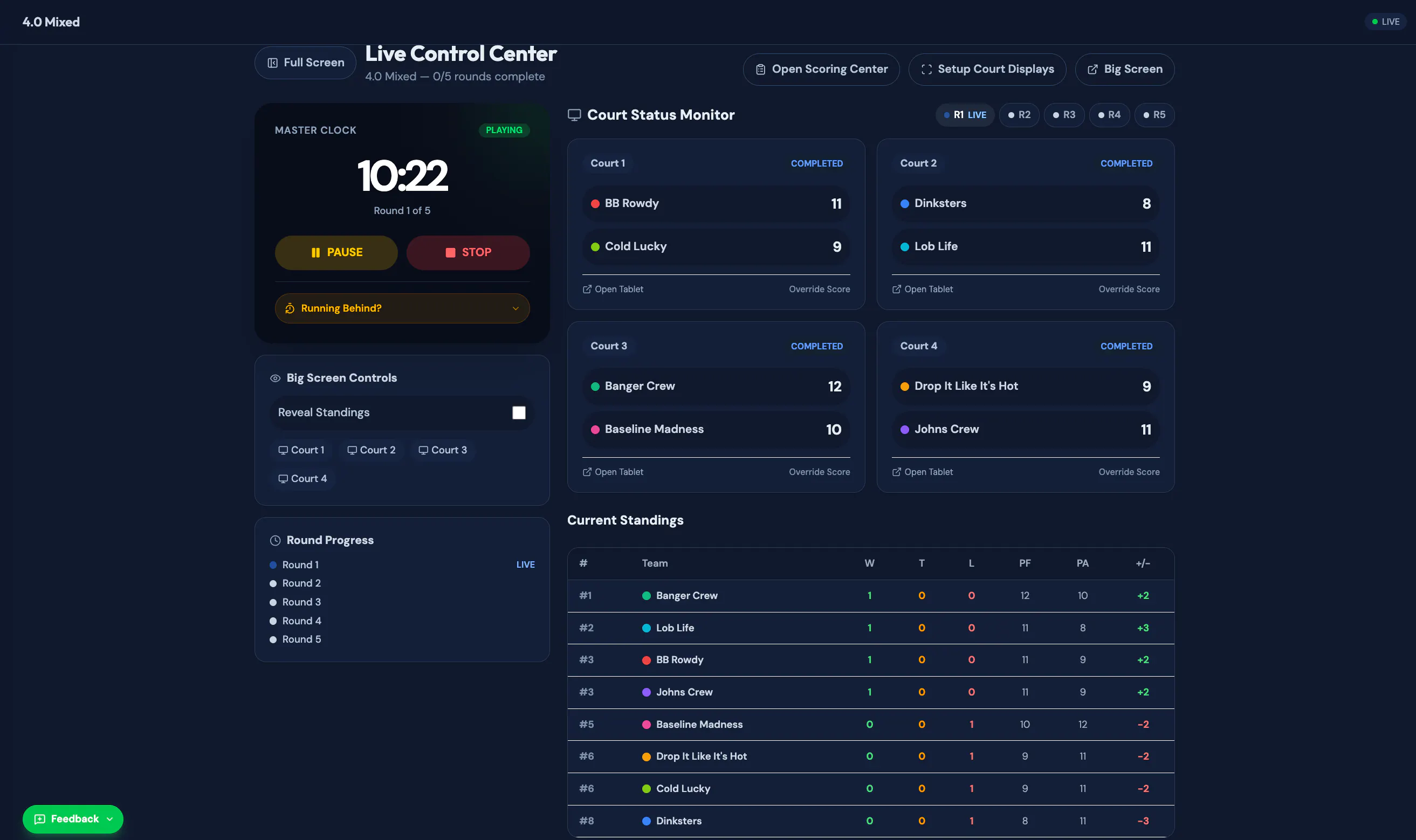 TournamentSimple — Pickleball Software gallery image