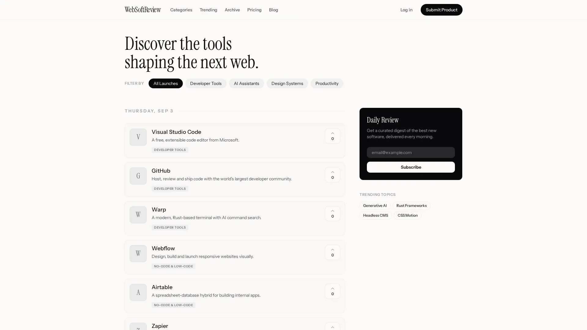 WebSoftReview gallery image