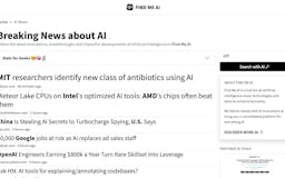 Latest AI News Aggregrator by Find Me AI media 1