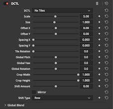 Nx Tiles - Tiling for DaVinci Resolve gallery image