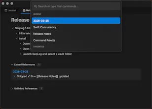 SeqLog — Native Logseq for macOS gallery image