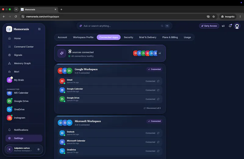 Memoraxis screenshot 3