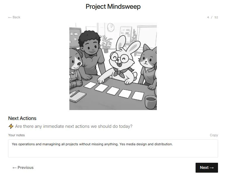 Project Mindsweep screenshot 1