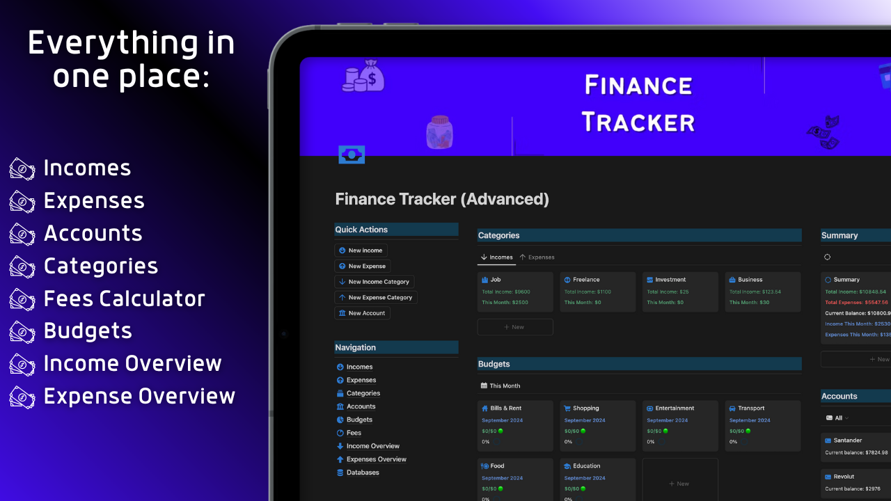 Finance Tracker gallery image