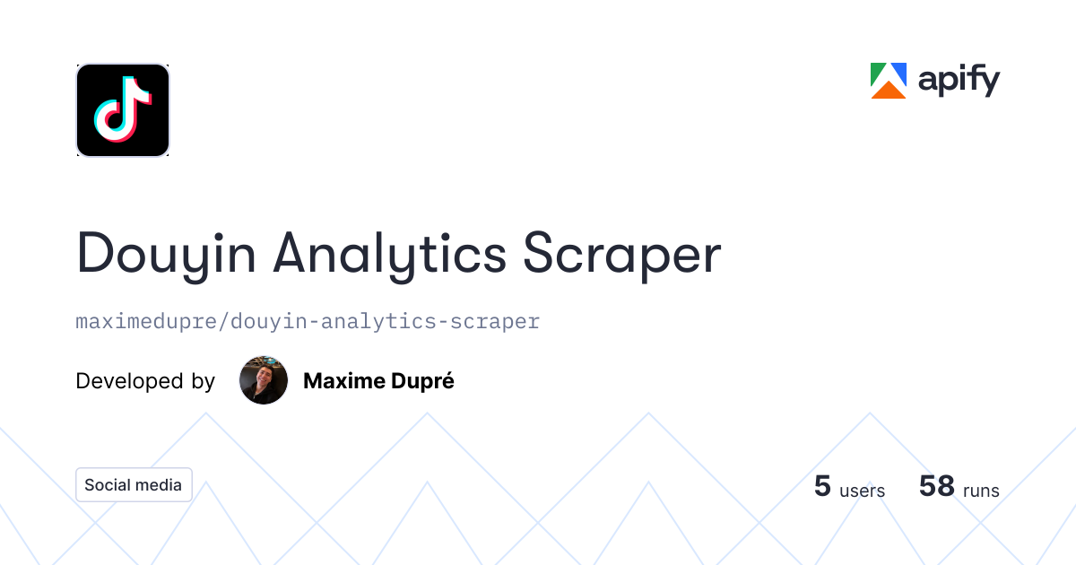 Douyin Analytics Scraper gallery image