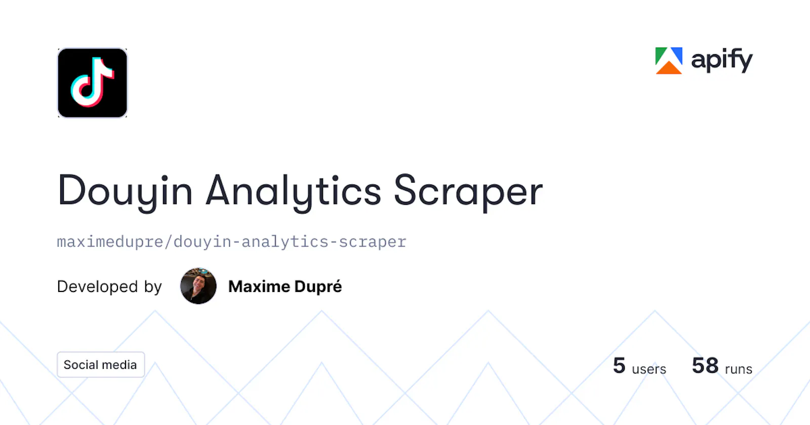Douyin Analytics Scraper screenshot 1