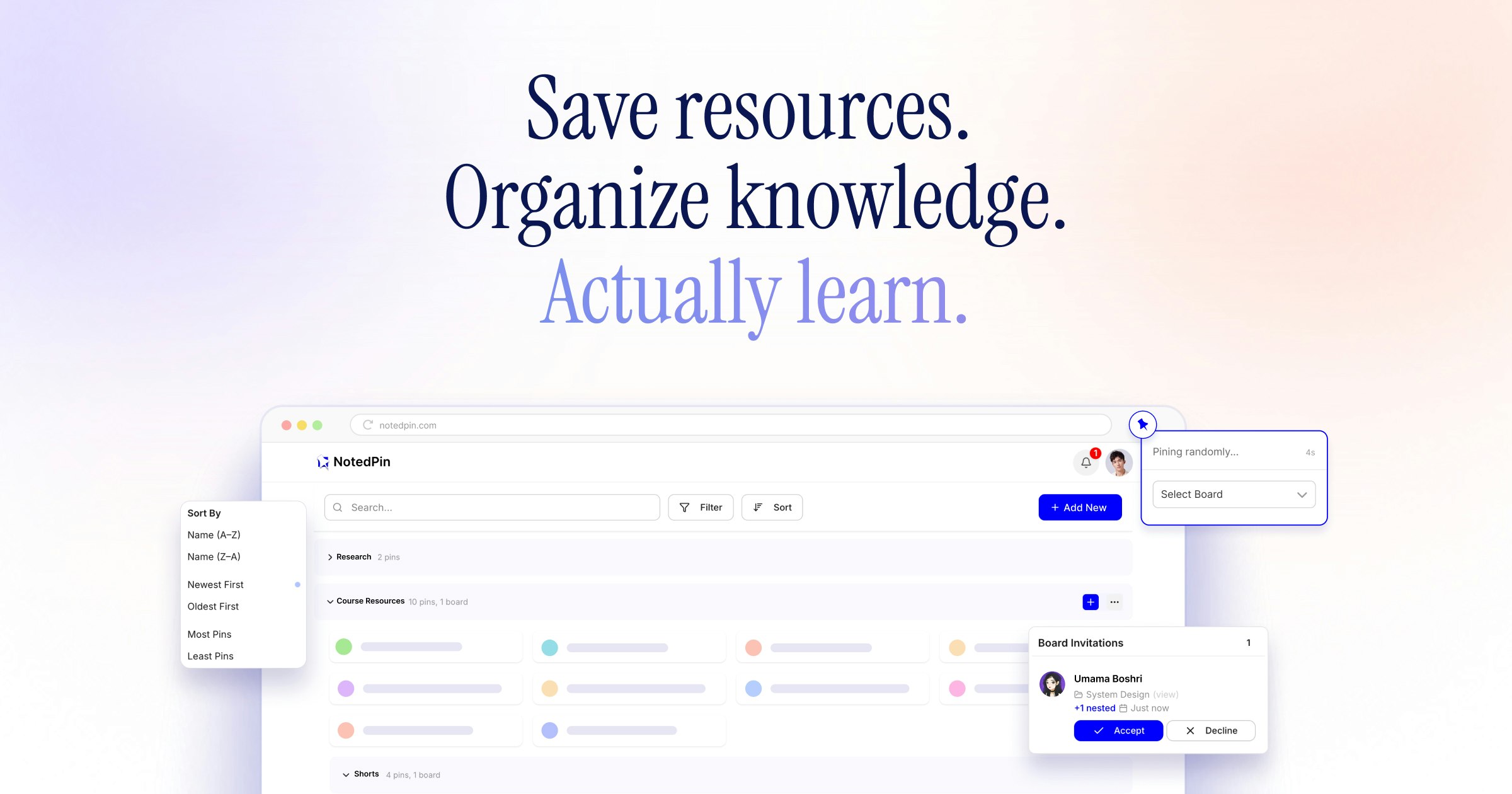 NotedPin - Save and share knowledge  gallery image