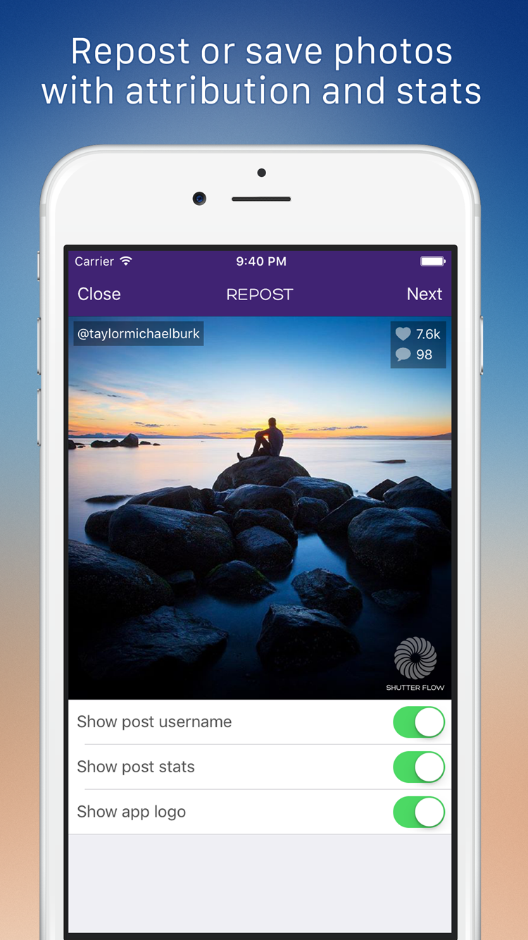 ShutterFlow for Instagram gallery image