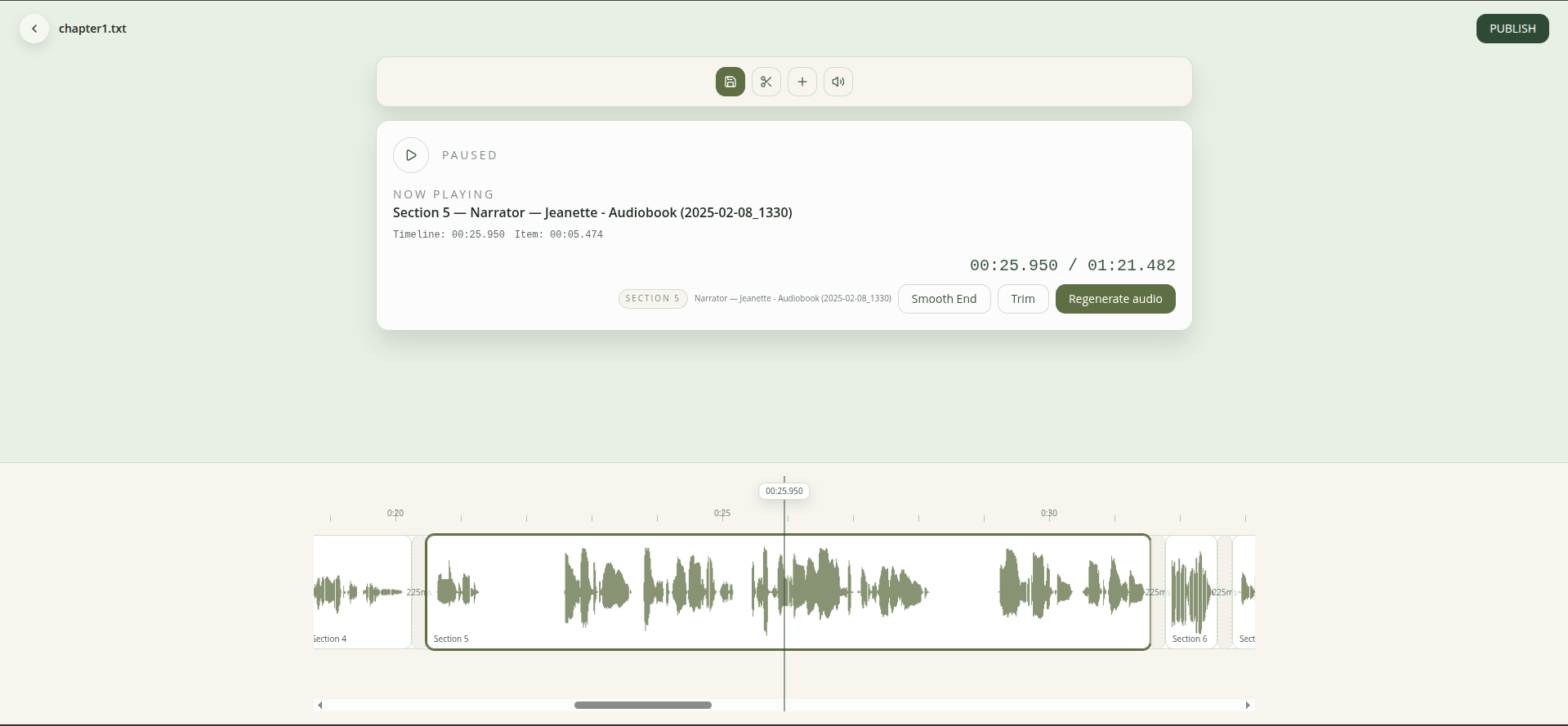 Story Mimic - Screenshot 2 showing product features and functionality