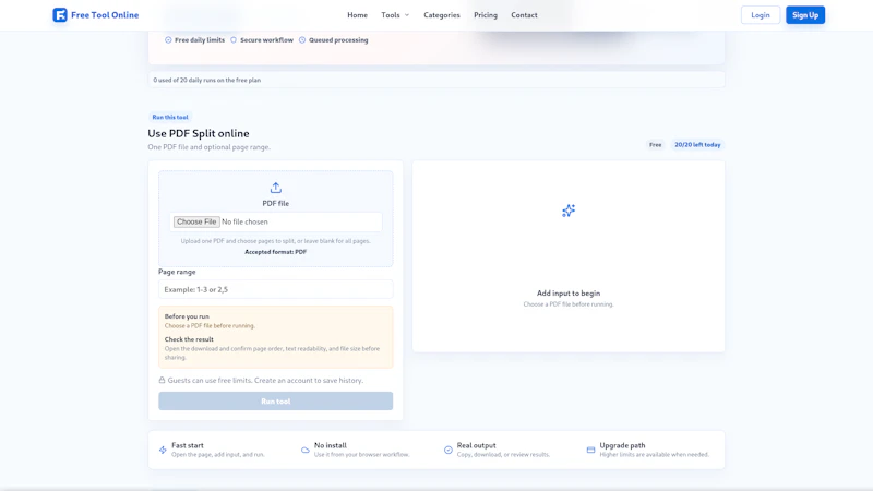 Free Tool Online screenshot 1