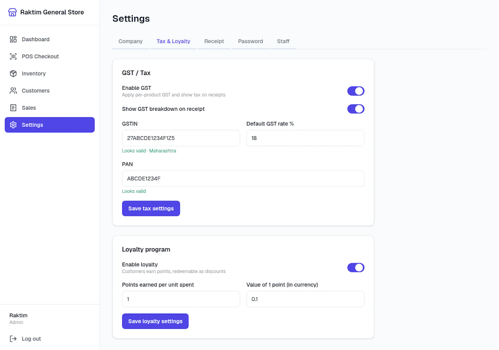 NodeDR POS screenshot 6