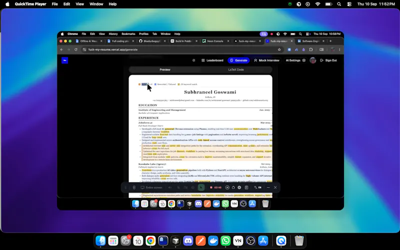 Fuck My Resume screenshot 5