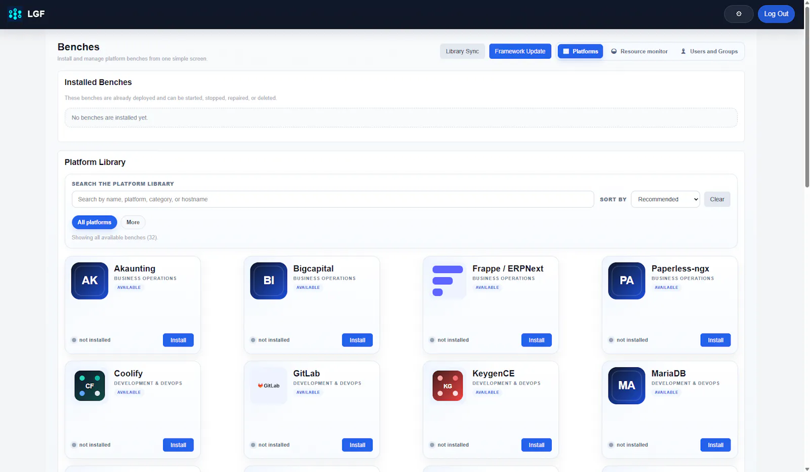 LGF — Your infrastructure. Your rules. screenshot 3