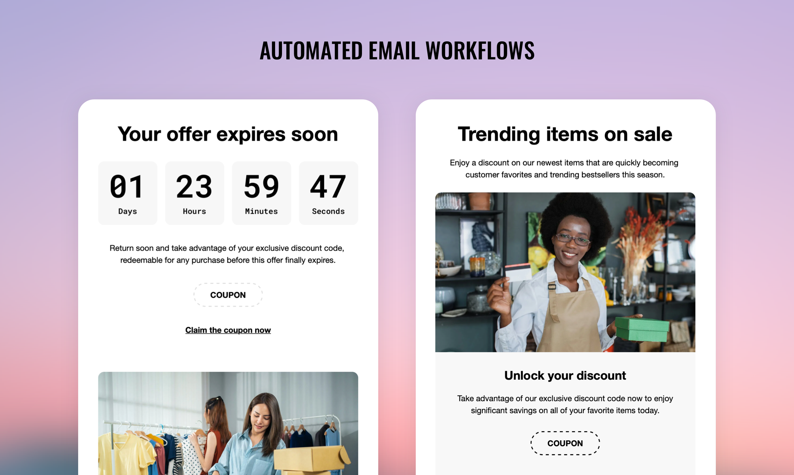 Mídia 3 de GetSitecontrol: Plataforma de marketing por e -mail - Automações de e -mail, boletins e pop -ups para comércio eletrônico