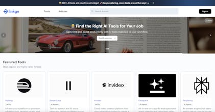 linkgo.dev - Your AI Tools Discovery Hub gallery image