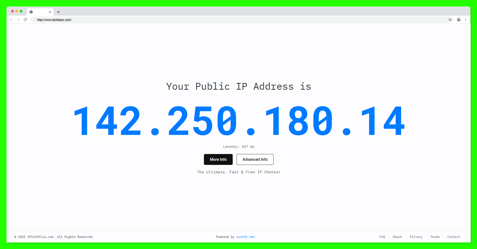 IpInfoPlus - Main product screenshot demonstrating key features and user interface