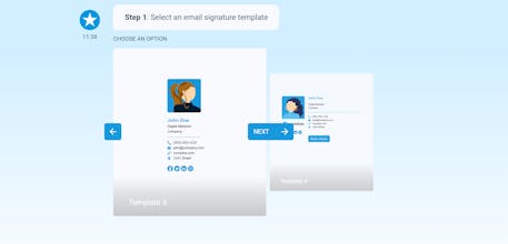 Free Email Signature Template Generator gallery image