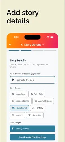 StoryBox - personalized stories - Screenshot 4 showing product features and functionality