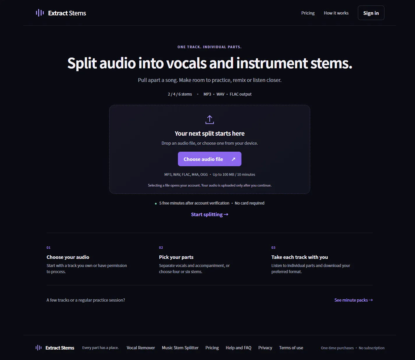 Extract Stems gallery image