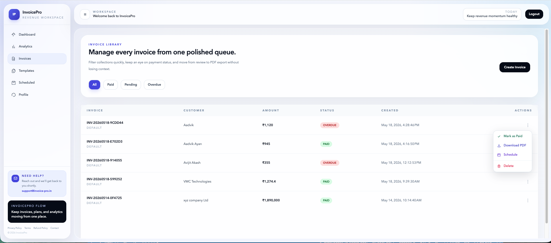 InvoicePro gallery image