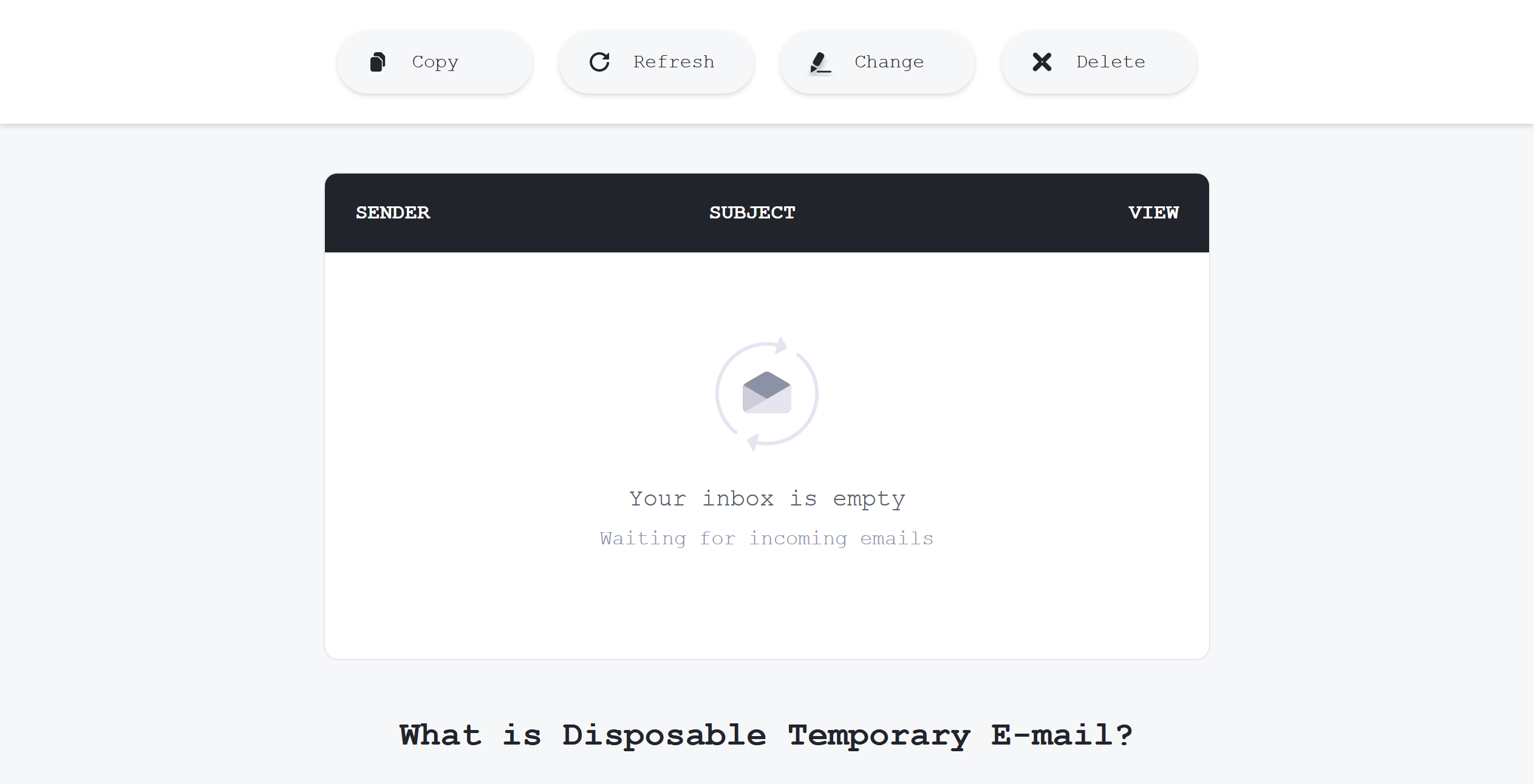 TempMail gallery image