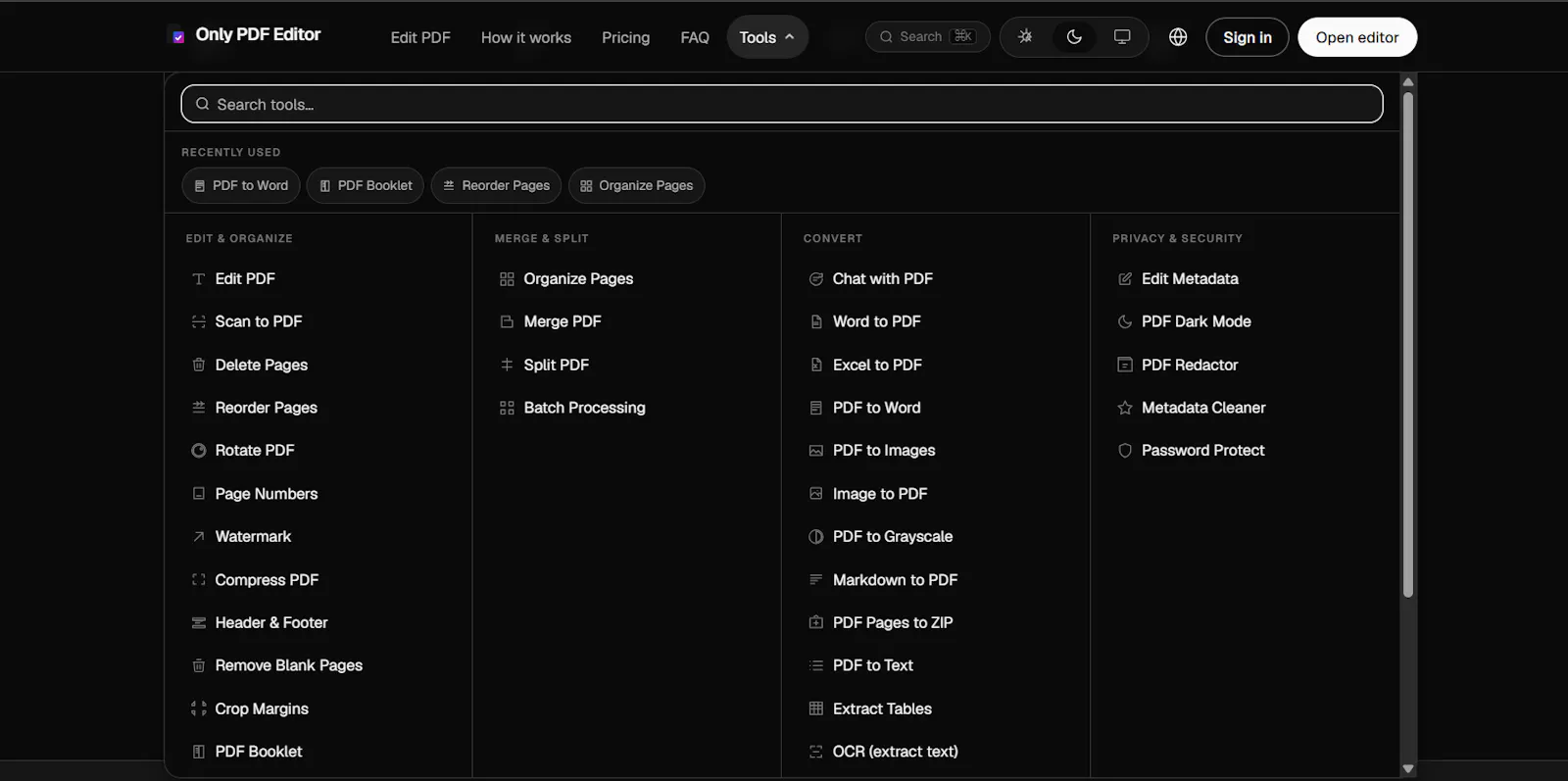 Only PDF Editor screenshot 3