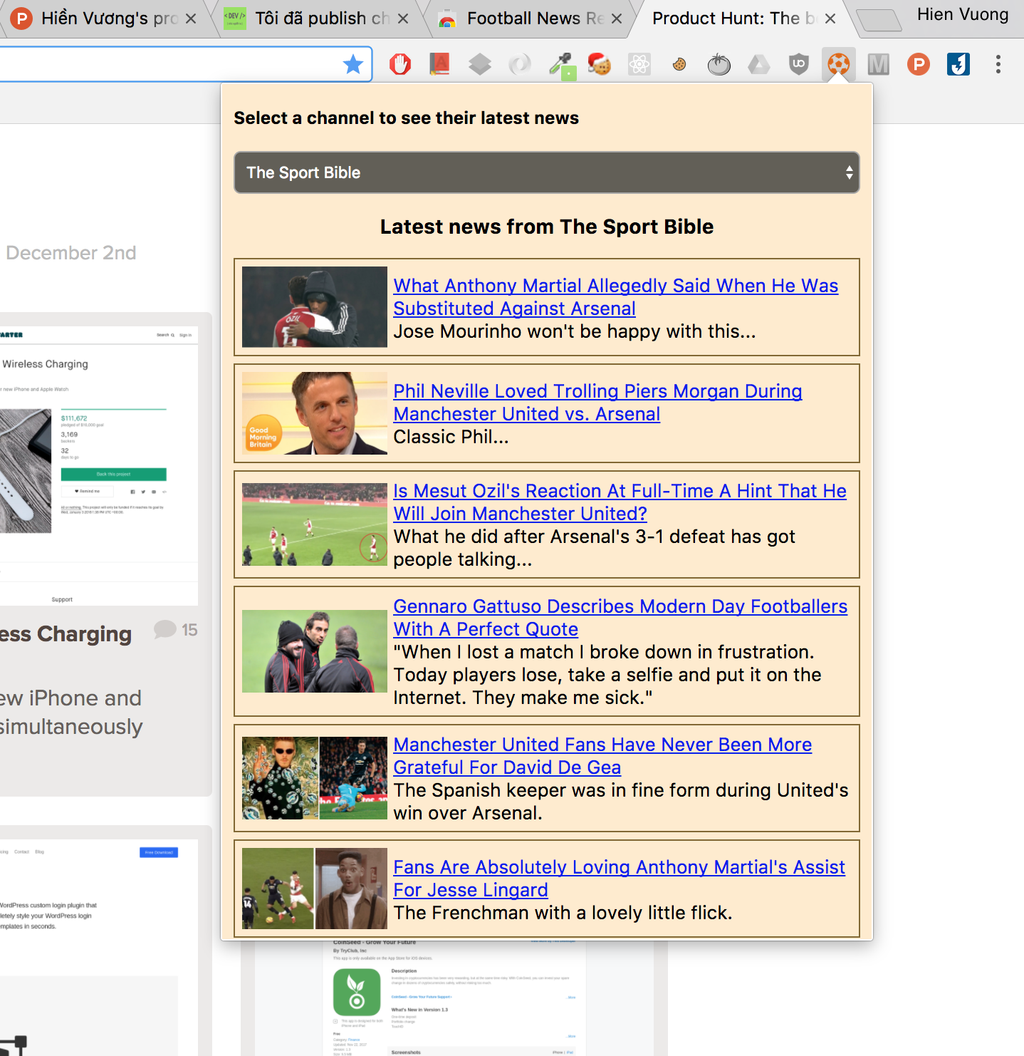 Football News Reader gallery image