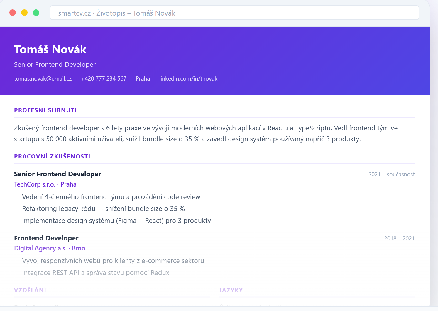 SmartCV AI gallery image