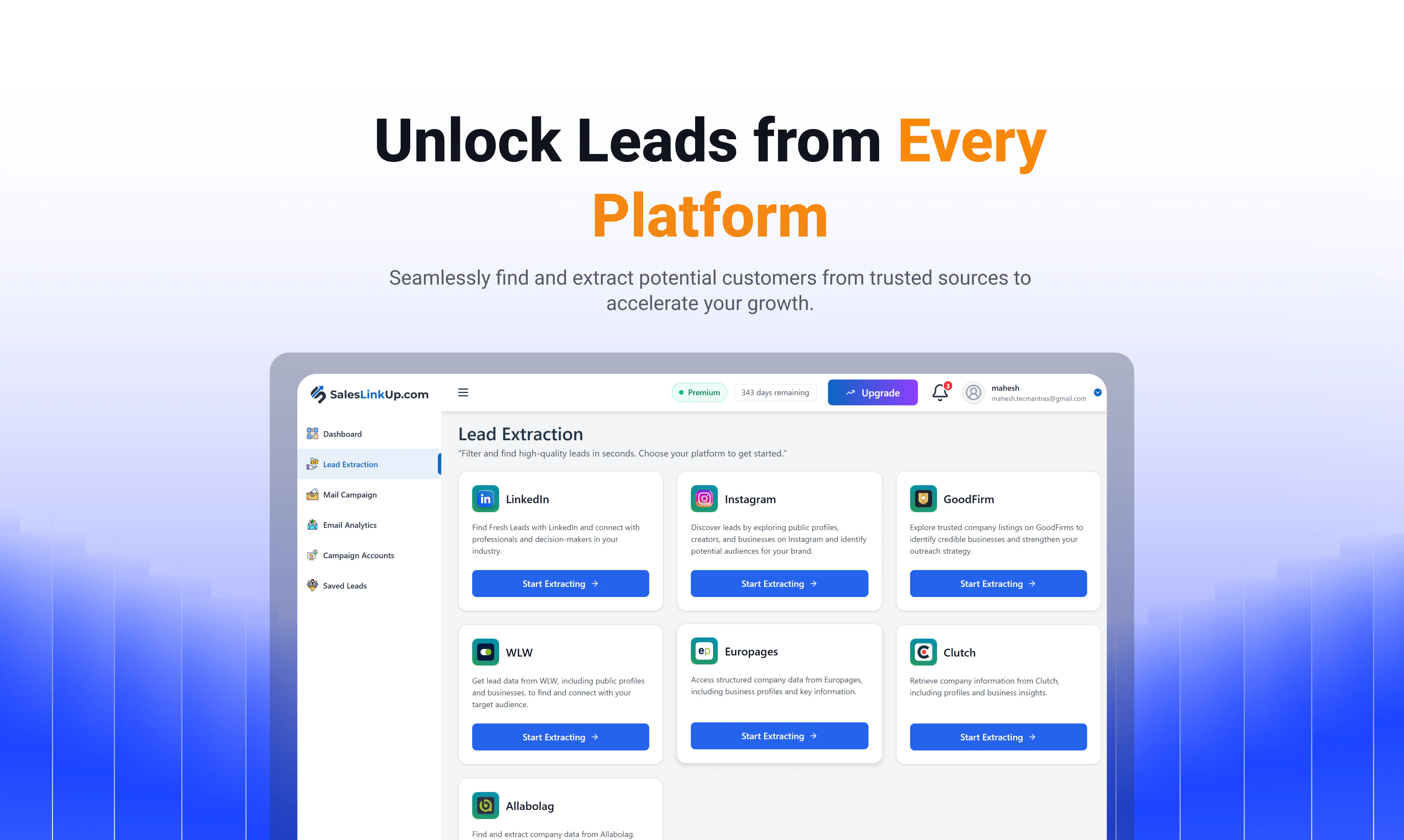 SalesLinkUp product banner