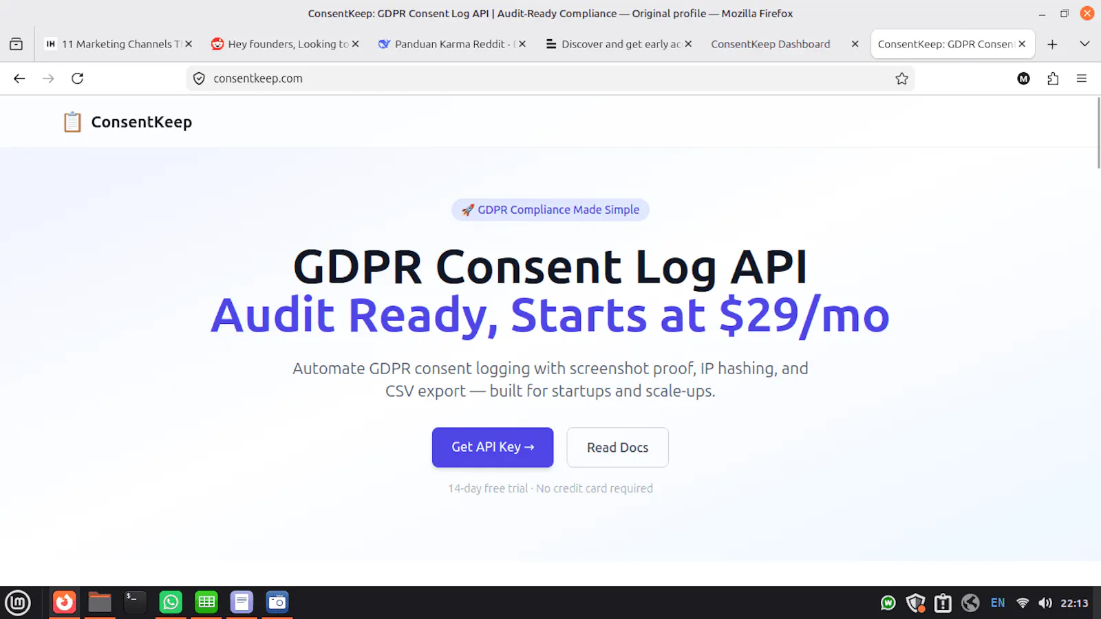 ConsentKeep screenshot 1
